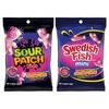 image:imageSOUR PATCH KIDS and SWEDISH FISH Mini Glow Ups StrawberryWatermelon Soft amp Chewy Gummy Candy Variety Pack Bulk Candy 467 oz Bags