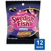image:imageSWEDISH FISH Mini Glow Ups StrawberryWatermelon Soft amp Chewy Gummy Candy Bulk Candy 12308 oz Bags