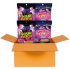 image:imageSOUR PATCH KIDS and SWEDISH FISH Mini Glow Ups StrawberryWatermelon Soft amp Chewy Gummy Candy Variety Pack Bulk Candy 467 oz Bags