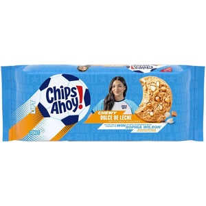 image:imageCHIPS AHOY Crunchy Red White and Blue Candy Blasts Fudgy Chocolate Chip Cookies Limited Edition 95 ozCaramel