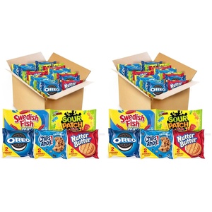 image:imageOREO CHIPS AHOY Nutter Butter SOUR PATCH KIDS amp SWEDISH FISH Candy amp Cookies Variety Pack 40 Snack Packs40 Piece Set Pack of 2