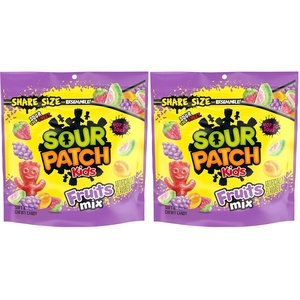 image:imageSOUR PATCH KIDS Fruits Mix Soft amp Chewy Gummy Candy Share Size 1103 oz1103 Ounce Pack of 2