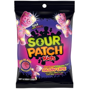 image:imageSOUR PATCH KIDS Glow Ups StrawberryWatermelon Soft amp Chewy Gummy Candy 67 oz67 ounces