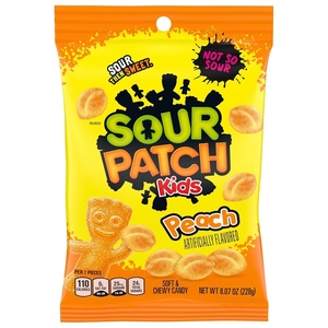 image:imageSOUR PATCH KIDS Peach Soft and Chewy Gummy Candy Bulk Candy 8807 oz Bags