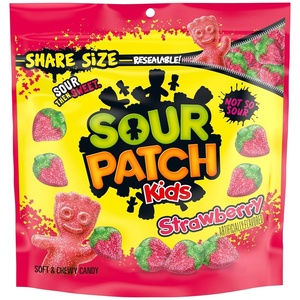image:imageSOUR PATCH KIDS Strawberry Soft amp Chewy Gummy Candy Share Size 12 ozSour Strawberry
