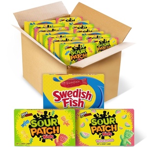 image:imageSOUR PATCH KIDS and SWEDISH FISH Soft amp Chewy Candy Variety Pack Bulk Candy Mothers Day 15 BoxesSour