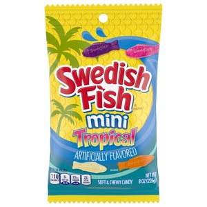 image:imageSWEDISH FISH Mini Tropical Soft amp Chewy Candy 8 oz