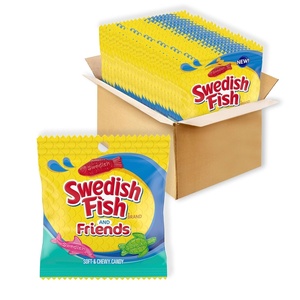 image:imageSWEDISH FISH Tails 2 Flavors in 1 Soft amp Chewy Gummy Candy Bulk Candy 12  36 oz BagsMixedFruit