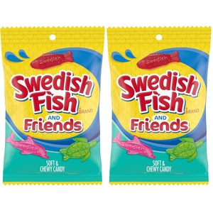 image:imageSWEDISH FISH and Friends Soft amp Chewy Candy 804 oz804 Oz Pack of 2