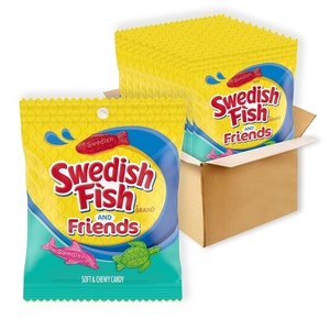 image:imageSWEDISH FISH and Friends Soft amp Chewy Candy507 Ounce Pack of 12MixedFruit