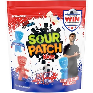 image:imageSOUR PATCH KIDS Red White amp Blue Soft amp Chewy Gummy Candy Bulk Candy 18 lb18 Pound Pack of 1