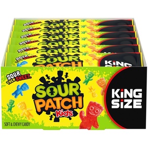 image:imageSOUR PATCH KIDS Soft amp Chewy Gummy Candy King Size Bulk Candy 18  34 oz BagsMixedFruit