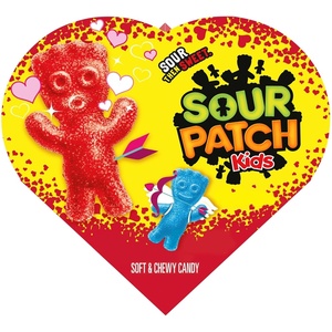 image:imageSOUR PATCH KIDS Soft amp Chewy Gummy Valentines Day Candy 68 oz Heart Shaped Box