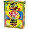 image:imageSOUR PATCH KIDS SWEDISH FISH Soft amp Chewy Gummy Candy Variety Pack 160 ctASSORTED