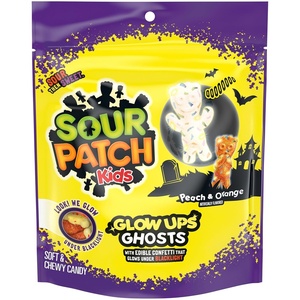 image:imageSOUR PATCH KIDS Glow Ups Ghosts Soft amp Chewy Gummy Halloween Candy 837 oz