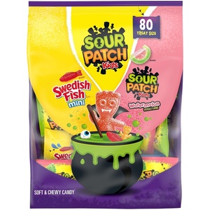 image:imageSOUR PATCH KIDS SWEDISH FISH Soft amp Chewy Candy Variety Pack 80 ct36332 OZ