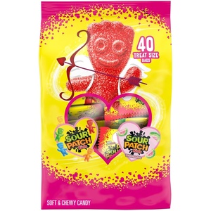 image:imageSOUR PATCH KIDS Soft amp Chewy Gummy Valentines Day Candy Variety Pack 40ct  Original and Watermelon Bulk Candy Individually Wrapped Treat Size BagsMedium